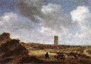 RUYSDAEL, Salomon van View of Egmond aan Zee f oil painting